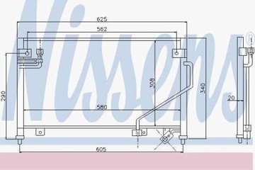 РАДИАТОР КОНДИЦИОНЕРА MAZDA