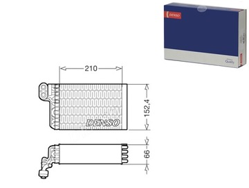 ИСПАРИТЕЛЬ КОНДИЦИОНЕРА FIAT SEICENTO 600 0.9 1.1 11.97-01.10 DENSO
