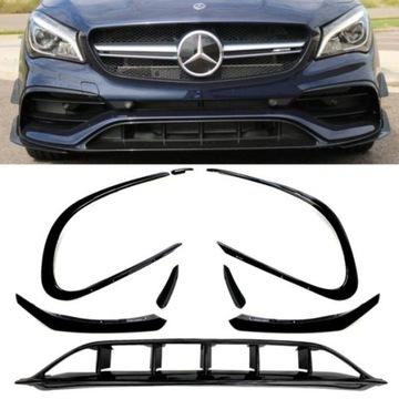 ПЕРЕДНИЙ СПОЙЛЕР SPLITERY MERCEDES CLA W117 16-19