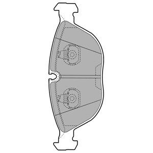 КОЛОДКИ ТОРМОЗНЫЕ DELPHI LP1002