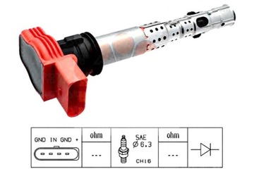 FACET КАТУШКА ЗАЖИГАНИЯ FACET 06D905115 C K G