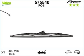 ЛИСТ ДВОРНИКИ 400MM FIRST STANDARD 1 ШТ. SZKIELETOWA VAL575540