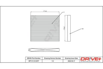 DRIVE+ ФИЛЬТР САЛОНА MITSUBISHI MIRAGE 12- СОСТОЯНИЕ DARD