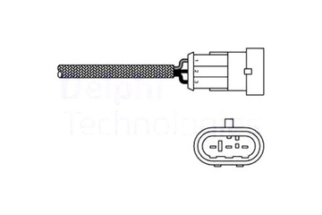 DELPHI ЗОНД ЛЯМБДА HONDA CIVIC VI MASERATI QUATTROPORTE VI RENAULT