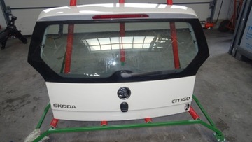 КРИШКА ЗАД ЗАДНЯ Z СКЛОМ SKODA CITIGO 3D 11- БІЛА