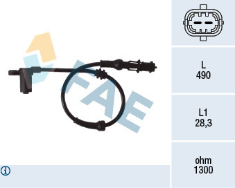 FAE 78077 ДАТЧИК, СКОРОСТЬ ПОВРОТНАЯ ШЕСТЕРНИ