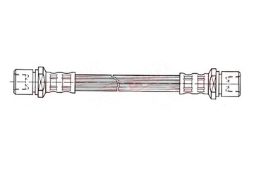 QUICK BRAKE ПАТРУБОК ТОРМОЗНОЙ T LEGACY III 2.0AWD 99-03