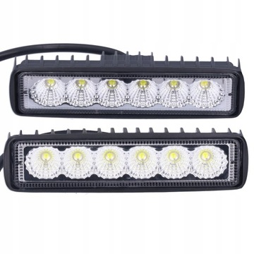 2 ШТУКИ LED (СВЕТОДИОД ) WORK LIGHT 18W IP67 ВЛАГОЗАЩИЩЕННАЯ