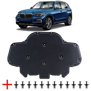 BMW X5 G05 2018+ ШУМОИЗОЛЯЦИЯ КАПОТА+ КЛИПСЫ 51 48 7 189 921 / 51487189921