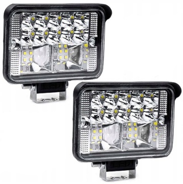 ФАРА РАБОЧАЯ ПРОТИВОТУМАНКА 18 LED (СВЕТОДИОД ) 54W 12-24V 4320LM IP67 110X80X60MM СЕРТИФИКАЦИЯ