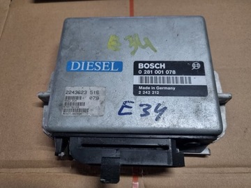 БЛОК УПРАВЛЕНИЯ ДВИГАТЕЛЯ BMW E34 525 TDS 0 281 001 078