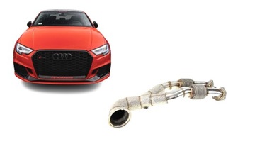 DOWNPIPE AUDI TTRS RS3 8V 2.5TFSI + ЗАЩИТА