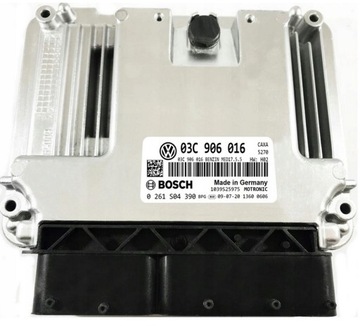 КОМПЬЮТЕР ECU VW GOLF 03C906016 0261S04390 DOPISZE 