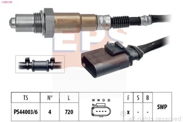 1-998-190 ЗОНД ЛЯМБДА VW UP 1,0 11-