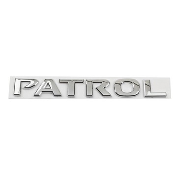 NISSAN PATROL ЭМБЛЕМА ЗНАЧЕК ЛОГОТИП PATROL 24.8X3CM