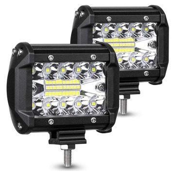 КОМПЛЕКТ 2 X ПРОТИВОТУМАНКА ФАРА РАБОЧАЯ LED (СВЕТОДИОД ) 60W 12-24V