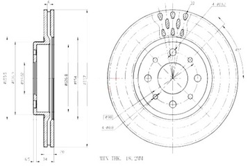 MAXGEAR ДИСКИ ТОРМОЗНЫЕ ТОРМОЗНЫЕ 2 ШТУКИ. FIAT BRAVO A MAREA DOBLO -05 PUNTO 99-