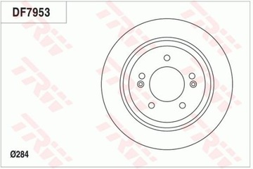 КОМПЛЕКТ ТОРМОЗНОЙ ДИСК ТОРМОЗНЫХ ЗАД KIA OPTIMA 1,7 CRDI/2,0 12-