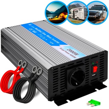 ПРЕОБРАЗОВАТЕЛЬ 12V 230V 4000W MODYFIKOWANY SINUS