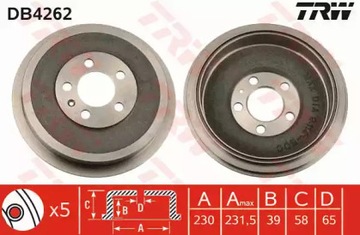 2XBĘBEN ТОРМОЗНОЙ VOLKSWAGEN SKODA TRW