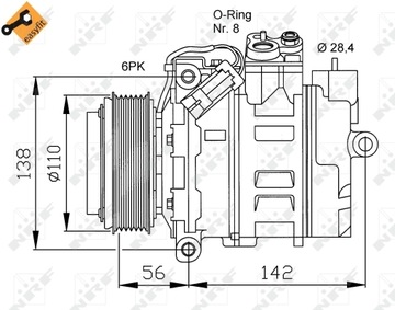 КОМПРЕССОР КОНДИЦИОНЕР EASY FIT 32178