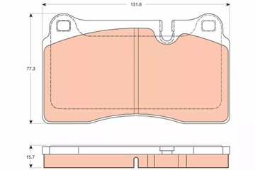 КОЛОДКИ HAM. ASTON MARTIN P. DB9/VANTAGE 4,3-6,0 04-