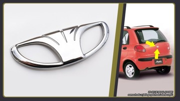 DAEWOO MATIZ ЛОГОТИП ЭМБЛЕМА ЗНАЧЕК ЗАД ЗАДНИЙ КРЫШКИ БАГАЖНИКА БАГАЖНИКА