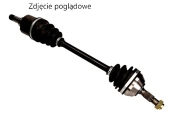 MAXGEAR ПІВВІСЬ BMW X1 E84 2.0D ЛІВИЙ 624MM ЗАДНЯ OŚ