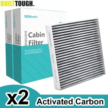 2x Car Pollen Cabin Filter Activated Carbon For Honda Accord Civic C~25231