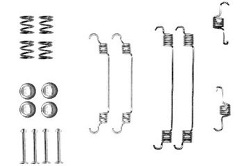 TEXTAR КОМПЛЕКТ МОНТАЖНЫЙ КОЛОДОК ТОРМОЗНЫХ BOSCH CITROEN C1 C1 II