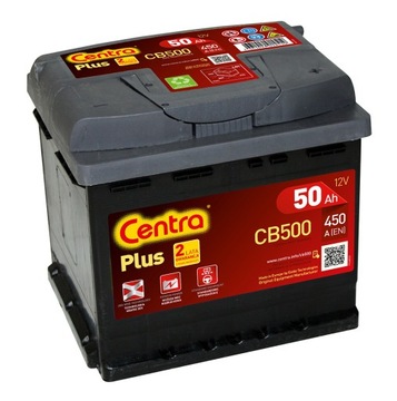 АККУМУЛЯТОР CENTRA CB500 50 AH 450 A