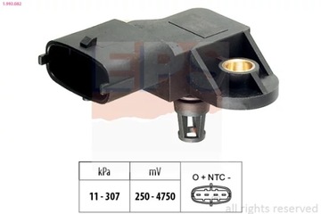 1-993-082 ДАТЧИК ДАВЛЕНИЯ ВОЗДУХА FIAT PUTNO 1,3D