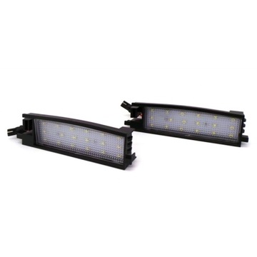 YARIS TOYOTA RAV 4 AURIS ЛАМПОЧКИ НОМЕРА LED (СВЕТОДИОД ) X2