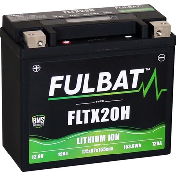 АККУМУЛЯТОР LIFEPO4 FULBAT YTX20H-BS LITOWY 12AH