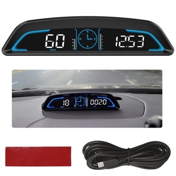 МОНІТОР ПРОЕКТОР LED (СВІТЛОДІОД) LCD HUD GPS USB ШВИДКІСТЬ