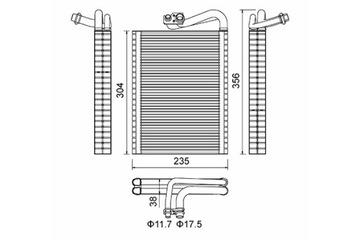 HART ИСПАРИТЕЛЬ DO KLIMAT.DB W204 11-14