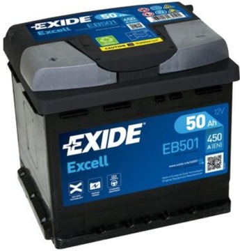 АККУМУЛЯТОР EXIDE EXCELL EB501 50AH 450A 50 AH ЗАМЕНА DOSTAWA НИКОЛАЕВ