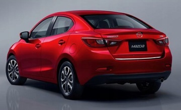 MAZDA 2 III СЕДАН 14+ НАКЛАДКА ХРОМ КРЫШКА БАГАЖНИК