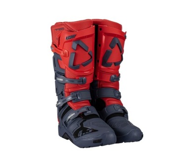 LEATT МОТОБОТЫ CROSS 4.5 ENDURO BOOTS RED GRANATOWY/CZERWONY 48 / 31.5 CM