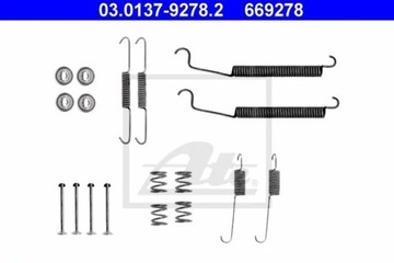 ATE 03.0137-9278.2 КОМПЛЕКТ DODATKÓW, КОЛОДКИ ТОРМОЗНЫЕ