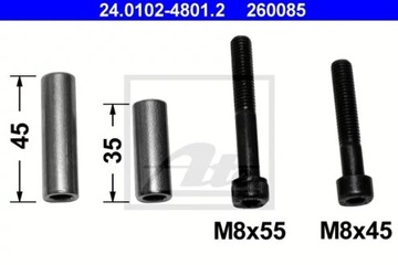 24.0102-4801.2. КОМПЛЕКТ ВТУЛКА СУППОРТА SEAT VW