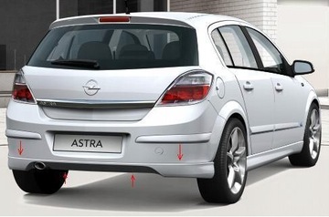 OPEL ASTRA H 5D РЕСТАЙЛ - ДОКЛАДКА ЗАД