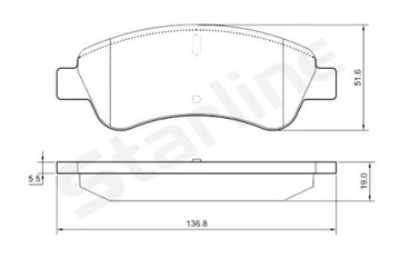 КОЛОДКИ ТОРМОЗНЫЕ CITROEN XSARA 00-/ PEU