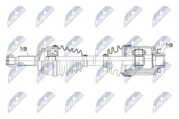 ПОЛУОСЬ ПРИВОДНАЯ JEEP COMPASS/PATRIOT 2.0/2.4 14- /A