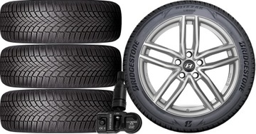 НОВЫЕ ШЕСТЕРНИ ЗИМА HYUNDAI SONATA BRIDGESTONE 225/50R17+TPMS