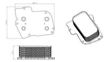 NRF31826 NRF РАДИАТОР МАСЛА CHRYSLER VOYAGER 2,8CRD 08-