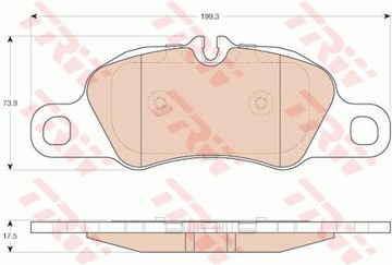 КОЛОДКИ HAM. PORSCHE P. 911 08- - BOXSTER 12- - CAYMAN 13-