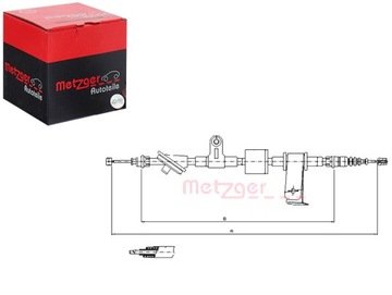 ТРОС ТОРМОЗНОЙ РУЧНОГО METZGER