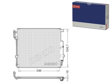 КОНДЕНСАТОР LAND ROVER DISCOVERY IV RANGE ROVER SPORT 09- DENSO