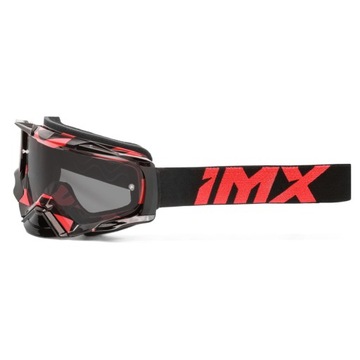 Gogle Imx Dust Graphic Red Black -Smoke + Clear